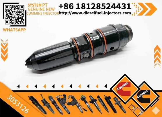 Common Rail Fuel Injector Excavator Parts 3053124 3016676 3053126 Compatible NTA855-G3 KTA19 QSK19 Diesel Engine
