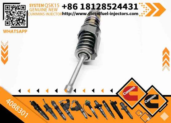 Hconcet Diesel Common Rail Fuel Injector 4062569 4088301 4088665 Compatible for QSX15 ISX15 Metal High Speed Steel