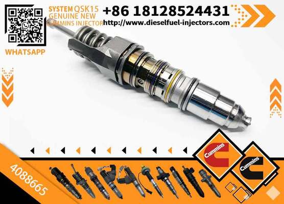 Hconcet Diesel Common Rail Fuel Injector 4062569 4088301 4088665 Compatible for QSX15 ISX15 Metal High Speed Steel