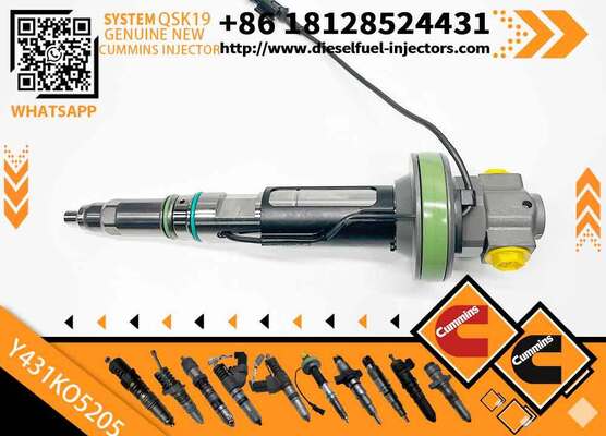 New Construction Machinery Fuel Injector for QSK19 Diesel Compatible Y431K05429 Y431KO5205 Y431K05420 for C-UMMINS Diesel Engine