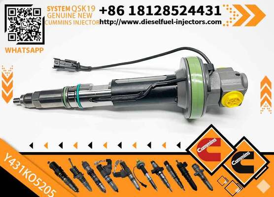 New Construction Machinery Fuel Injector for QSK19 Diesel Compatible Y431K05429 Y431KO5205 Y431K05420 for C-UMMINS Diesel Engine