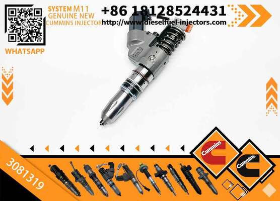 Common Rail Fuel Injector 3037772 3411755 3081319 3411756 3087557 3411758 for Sprayer Excavator M11 Injector Truck Parts