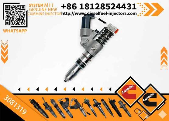 Common Rail Fuel Injector 3037772 3411755 3081319 3411756 3087557 3411758 for Sprayer Excavator M11 Injector Truck Parts