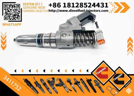 Brand ISM11 QSM11 Diesel Engine Part 3411752 Dump Truck Injector Assembly Construction Machinery 3-Month Warranty High