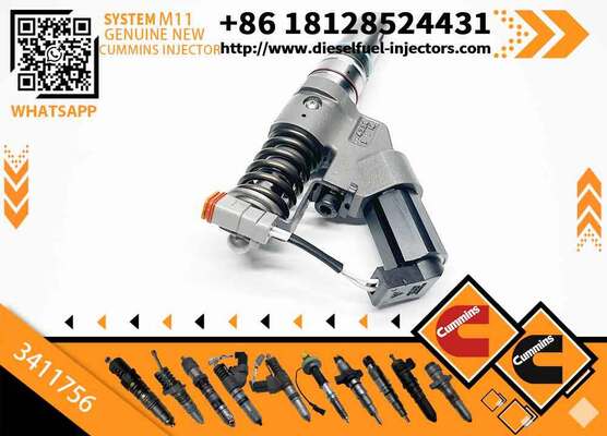 Best-selling Durable Runxi Diesel Fuel Injector 3411756 for QSM ISM Engine-New with 6 Month Warranty