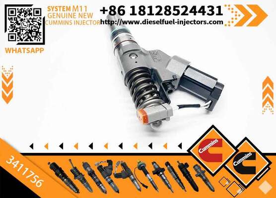 Best-selling Durable Runxi Diesel Fuel Injector 3411756 for QSM ISM Engine-New with 6 Month Warranty