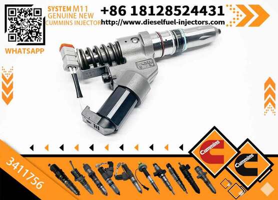 Best-selling Durable Runxi Diesel Fuel Injector 3411756 for QSM ISM Engine-New with 6 Month Warranty