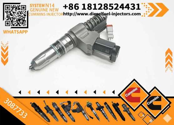 Common Rail Fuel Injector 3087560 3087733 3087807 3407776 3409975 3411381 for Excavator N14 Injector Truck Parts