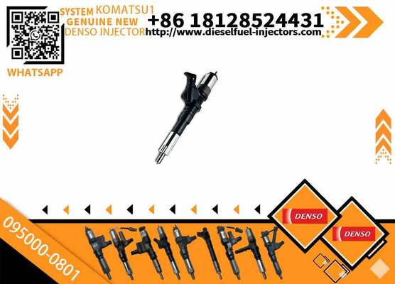 Diesel Fuel Common Rail Injector 095000-0801 6156-11-3100 6156113100 for