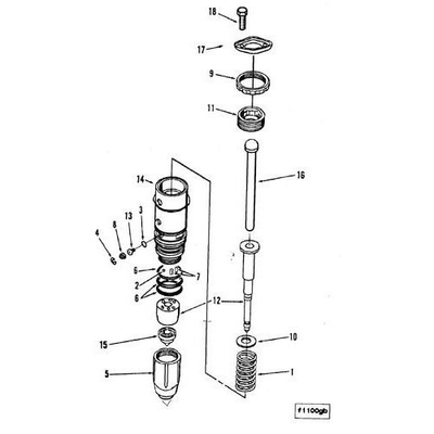 Rust Proof 0445120123 Cummins Engine Fuel Injection Spare Parts